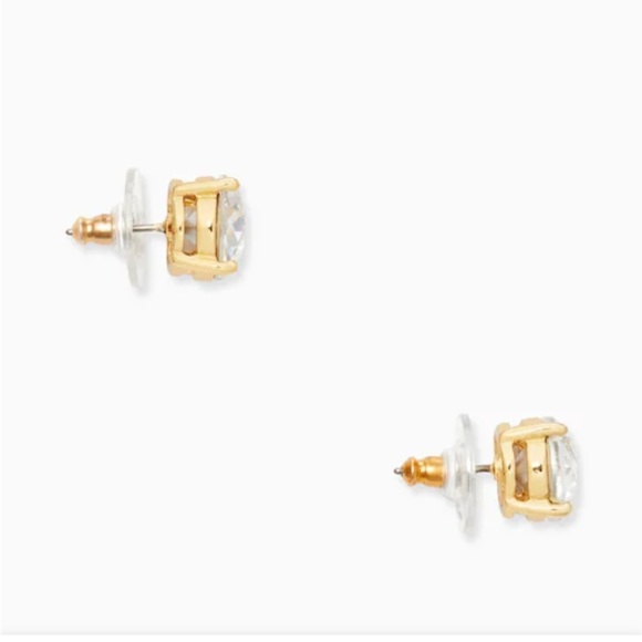 NWT KATE SPADE ♠️ CLEAR GUM DROP STUD EARRINGS - Picture 10 of 12